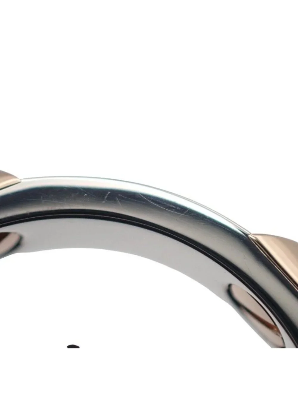 Hermes Crew Doe B Ring Included 18k Pink Gold 925 Sterling Silver